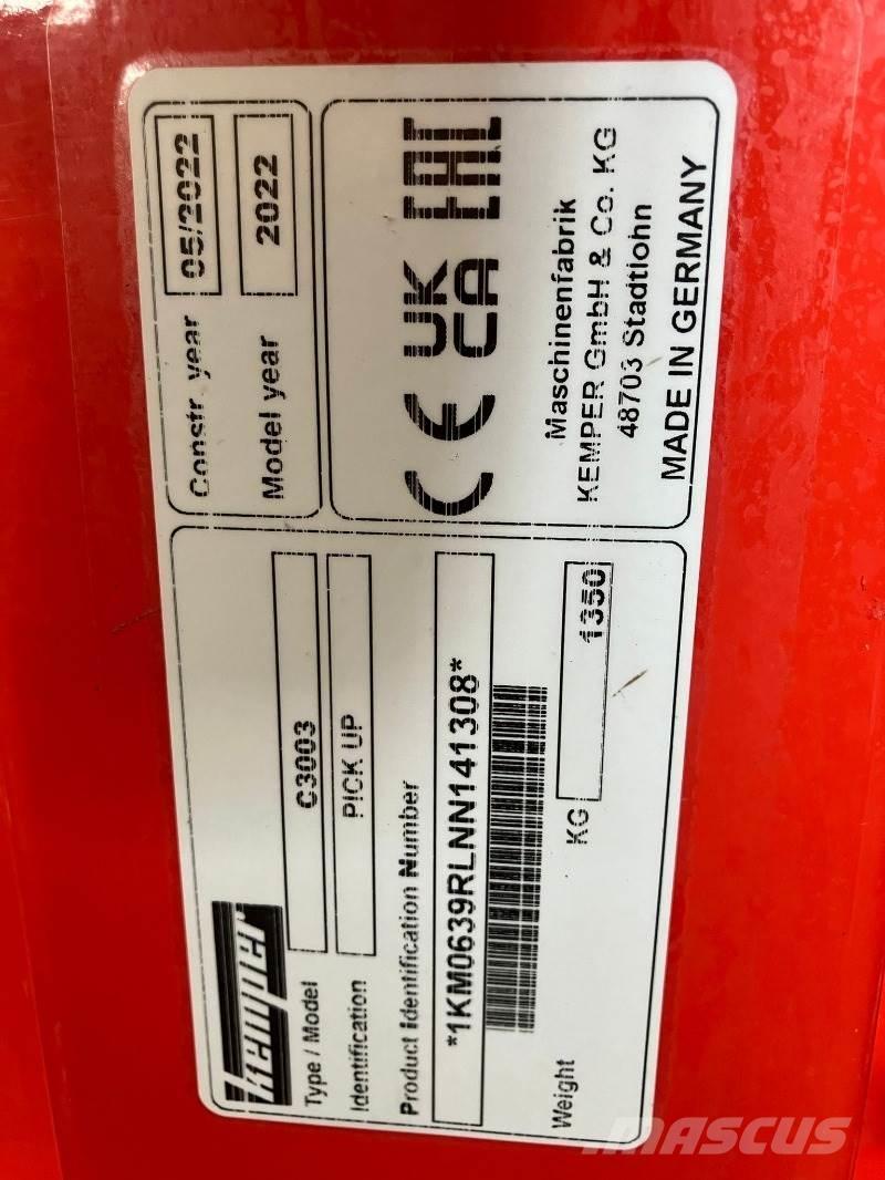 Kemper C3003 Høy- og fôrmaskintilbehør