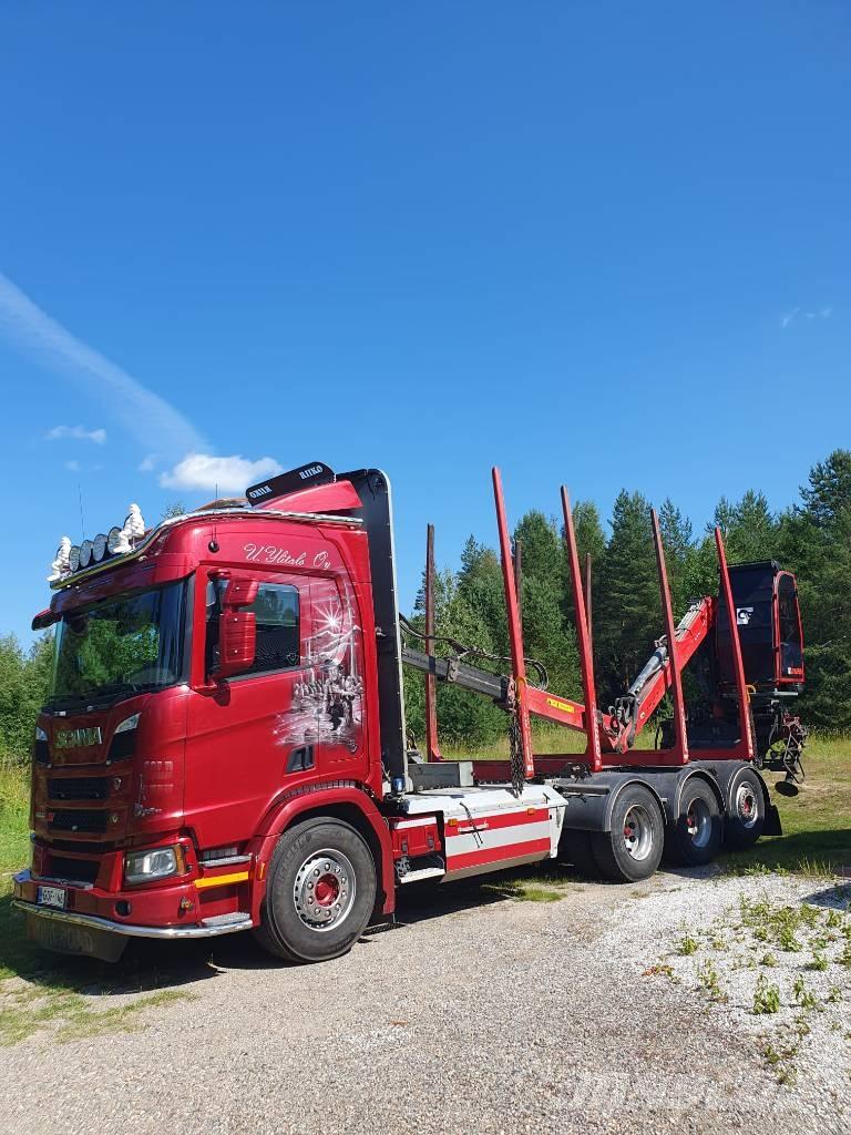 Scania R 650 Tømmerbiler