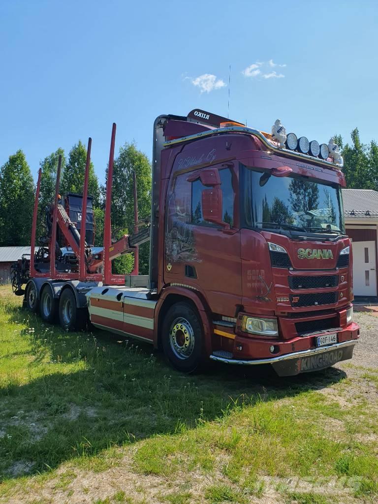 Scania R 650 Tømmerbiler