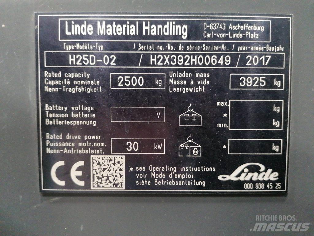 Linde H25D-02 Diesel Trucker