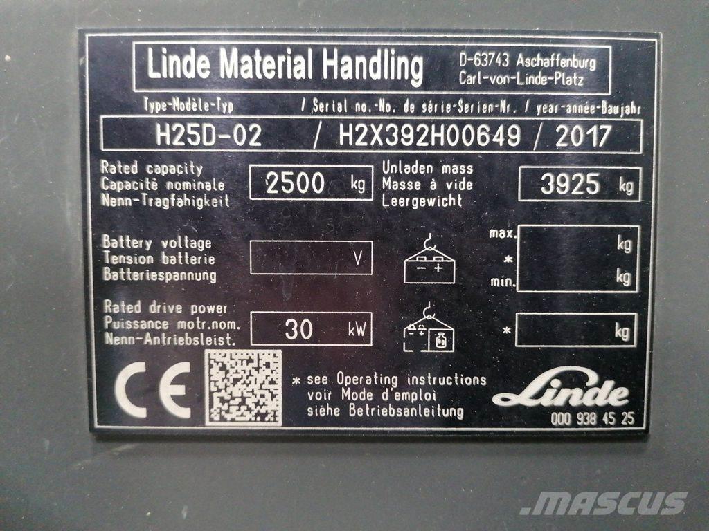Linde H25D-02 Diesel Trucker