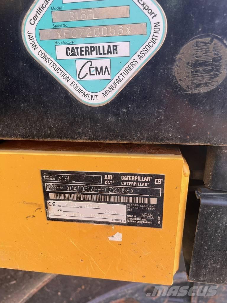 CAT 316FL Beltegraver
