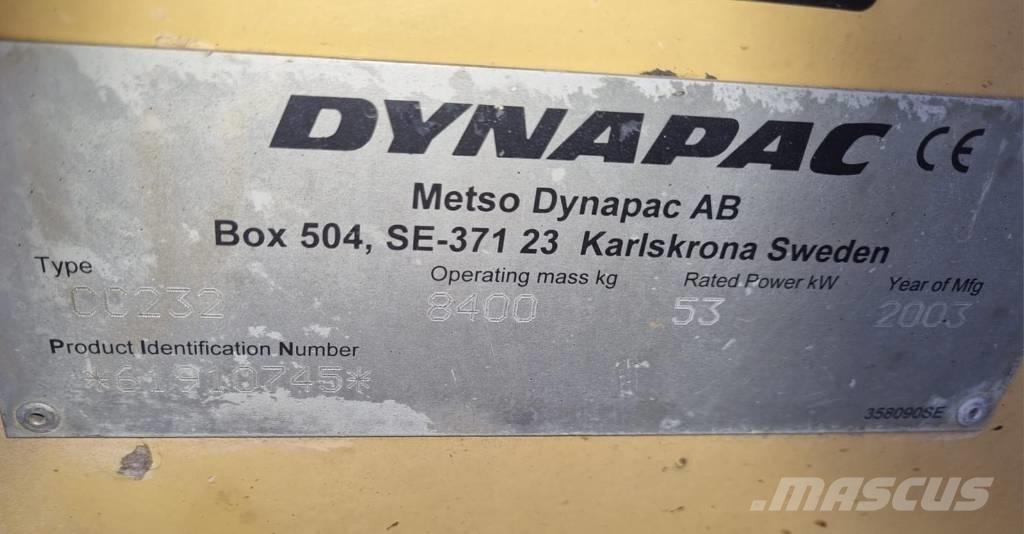 Dynapac CC 232 Tandem Valser