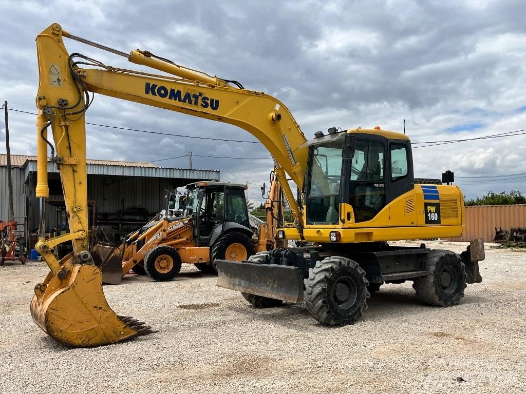 Komatsu PW 160 Hjulgravere