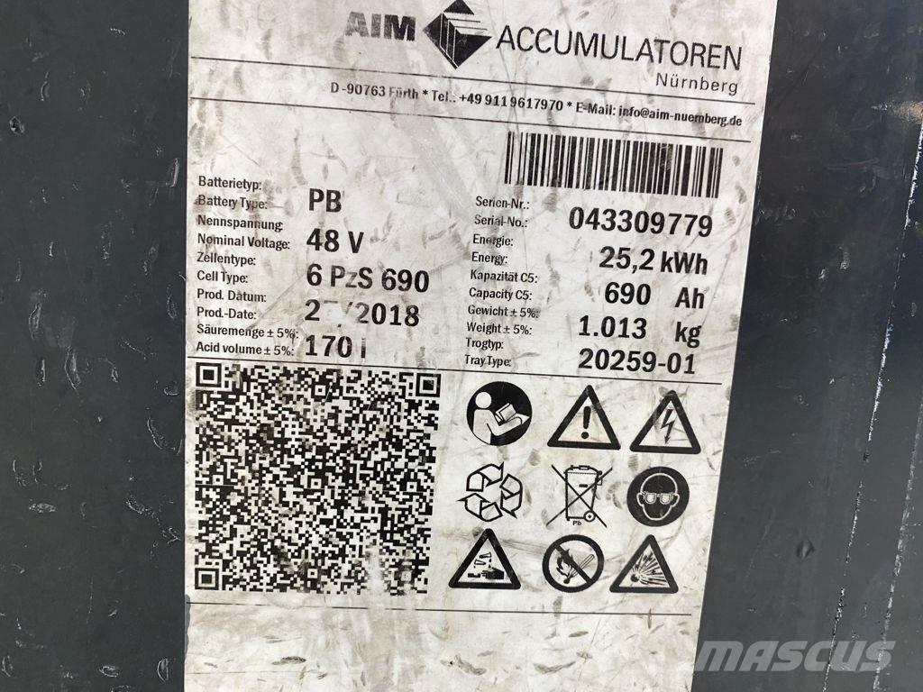 AIM 48V 690Ah Batterier