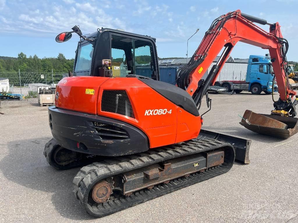 Kubota KX 080-4 Midigravere 7 - 12t