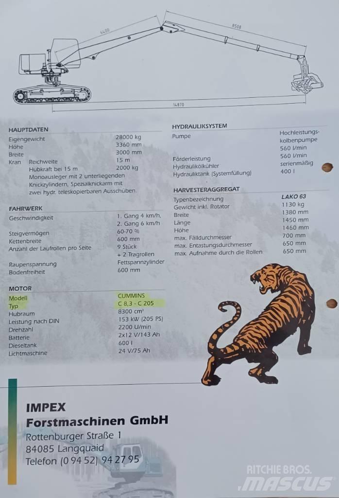 Impex Königstiger Hogstmaskiner