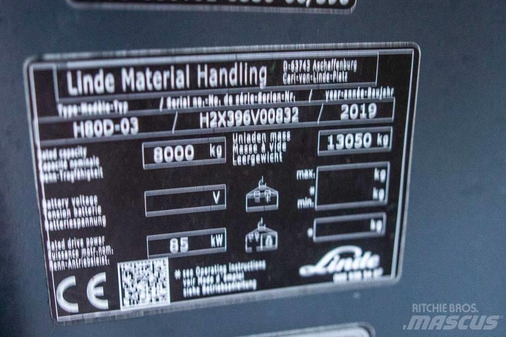 Linde H 80 D-03 Diesel Trucker