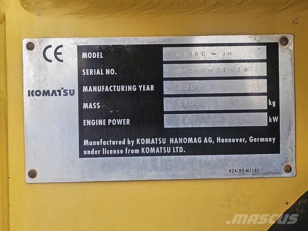 Komatsu WA 380-3H Hjullastere