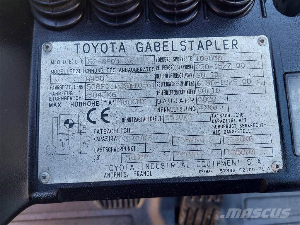 Toyota 52 8FDJF35 Diesel Trucker