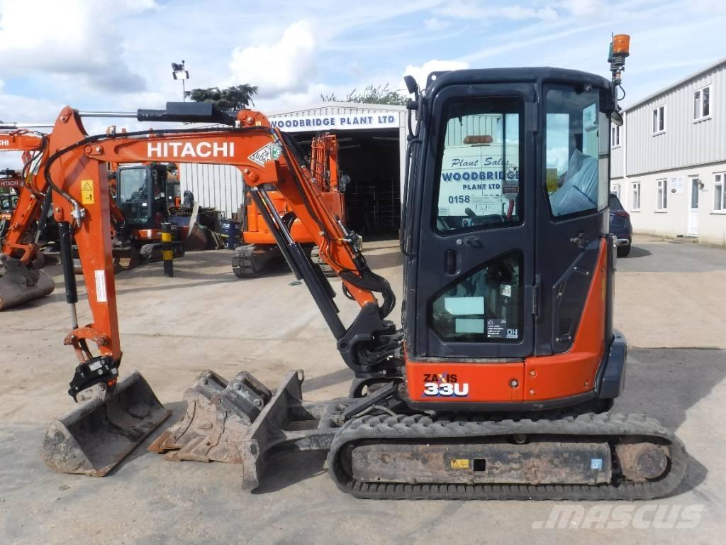 Hitachi ZX 33 U-6 Minigravere <7t