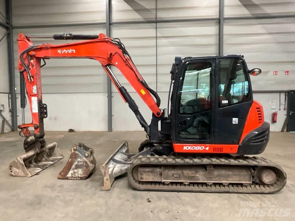 Kubota KX 080-4 Midigravere 7 - 12t