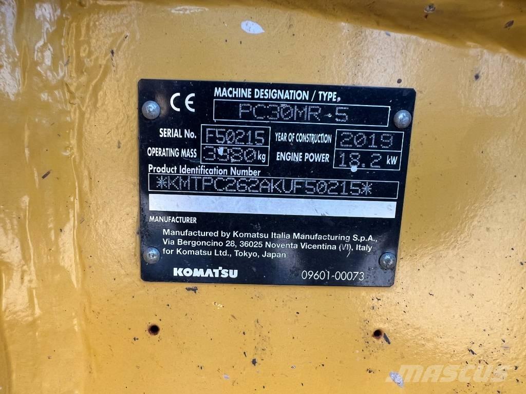 Komatsu PC 30 MR-5 Minigravere <7t