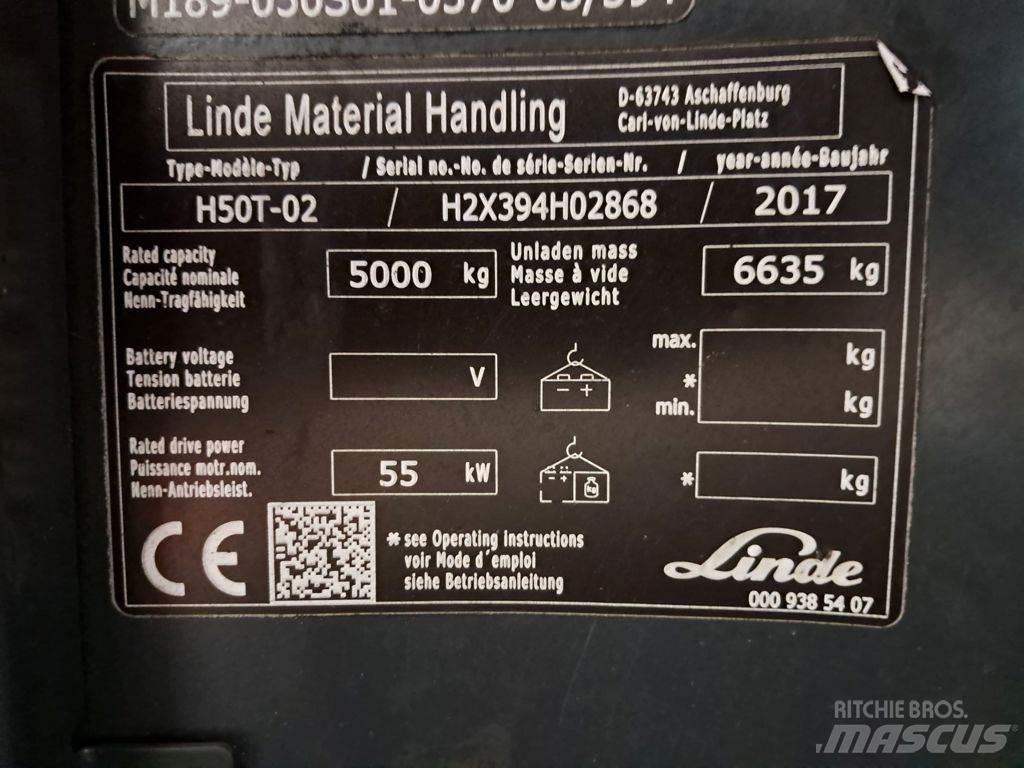 Linde H50T-02 Propan trucker