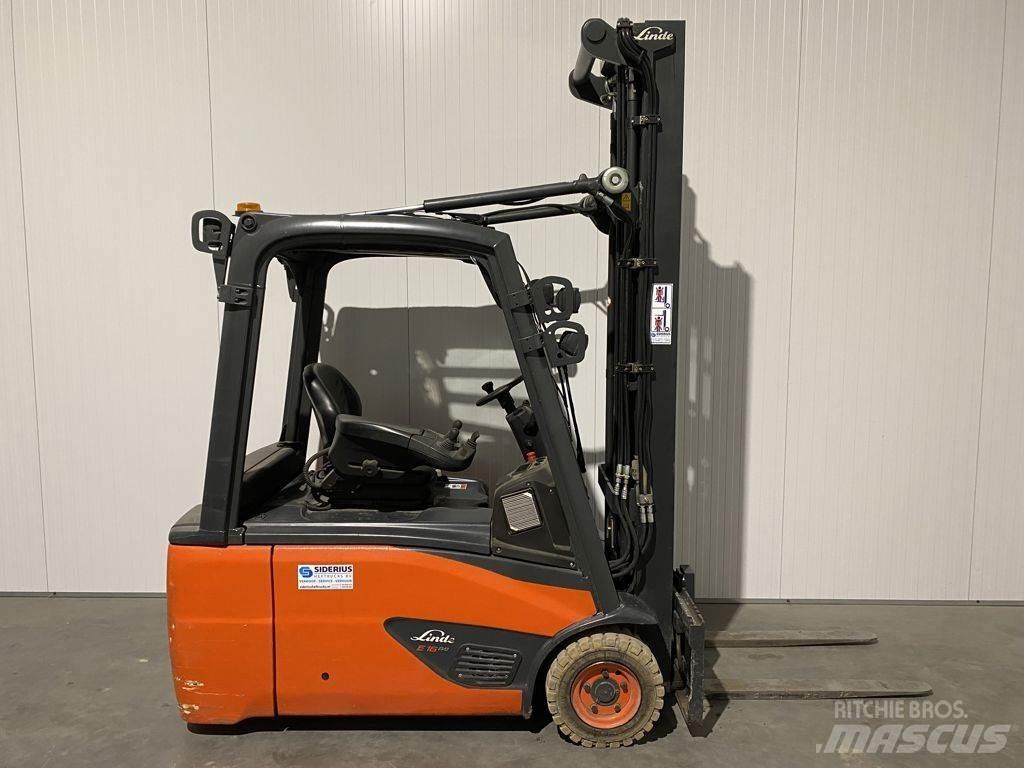 Linde E16L-02 Elektriske trucker