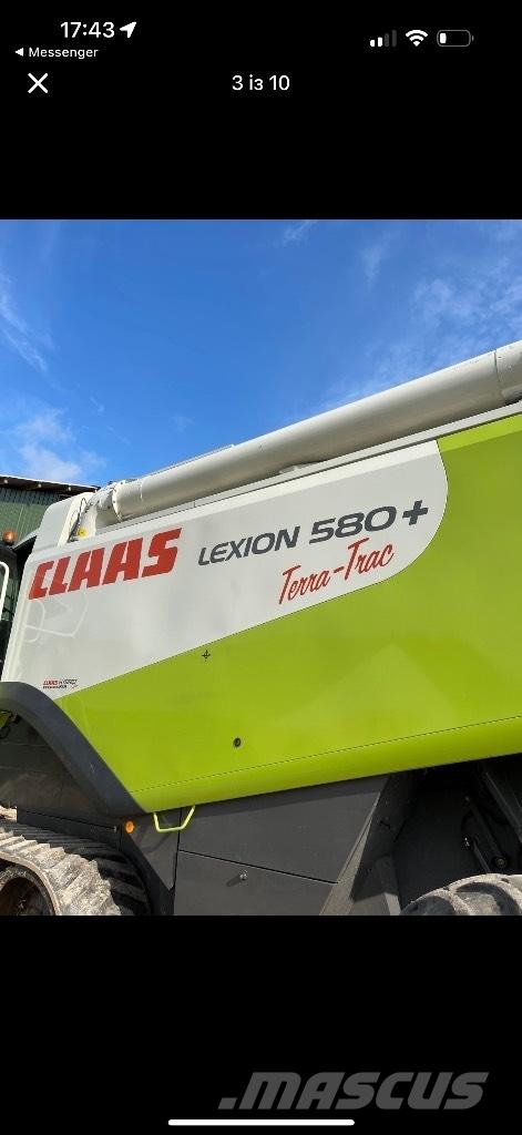 CLAAS Lexion 580 TT Skurtreskere