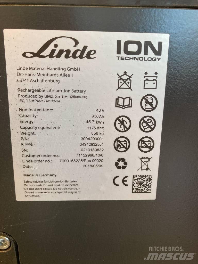 Linde E16/386 Li-ION Elektriske trucker