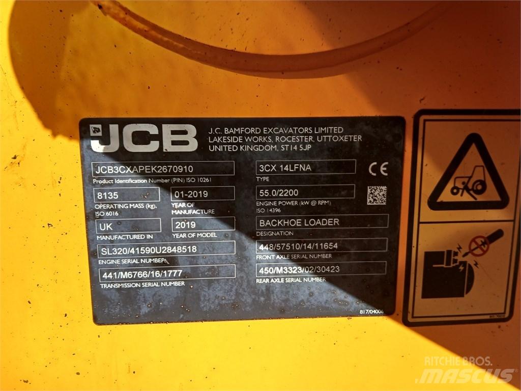 JCB 3 CX ECO Traktorgravere