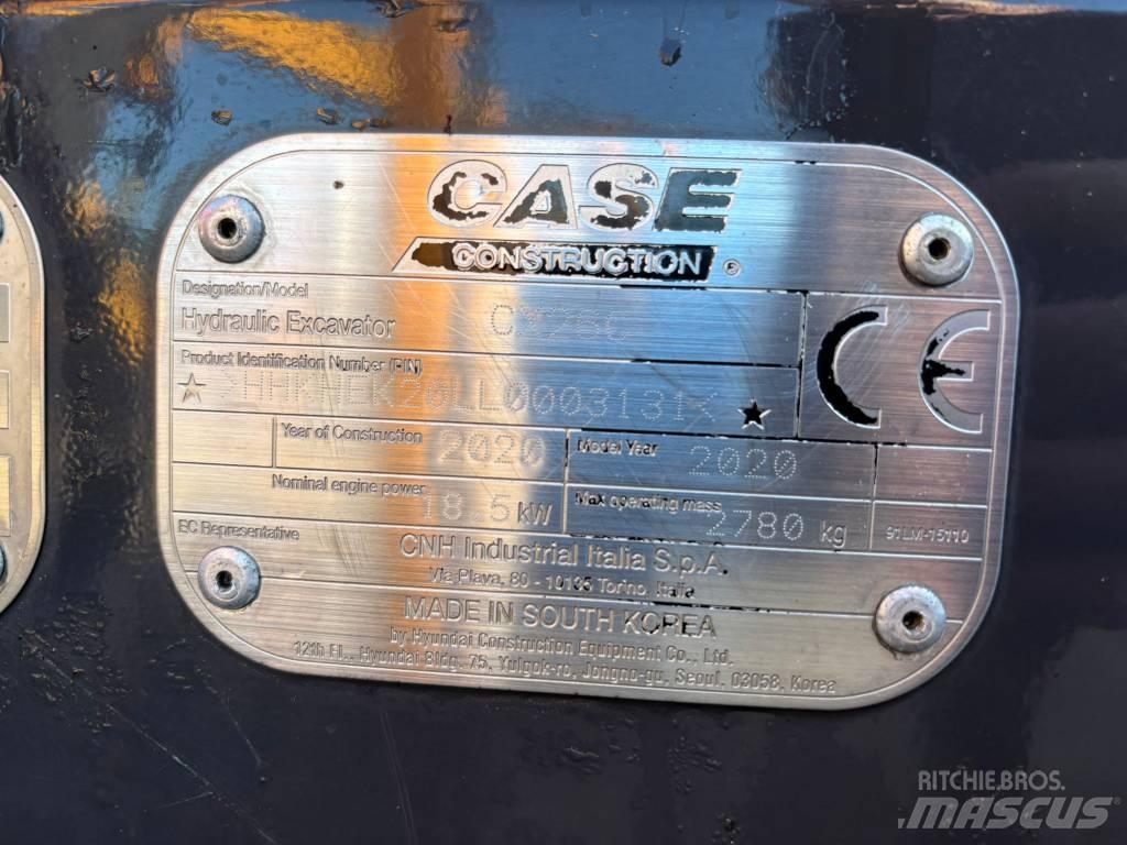 CASE CX 26 C Minigravere <7t
