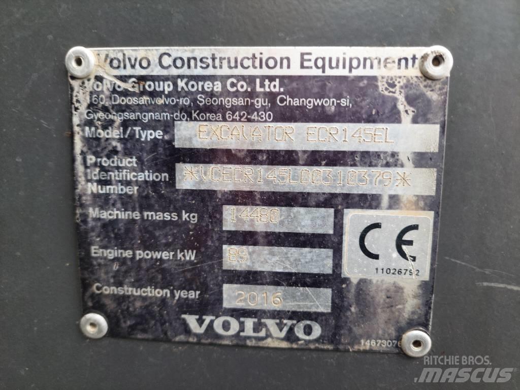 Volvo ECR 145 EL Beltegraver