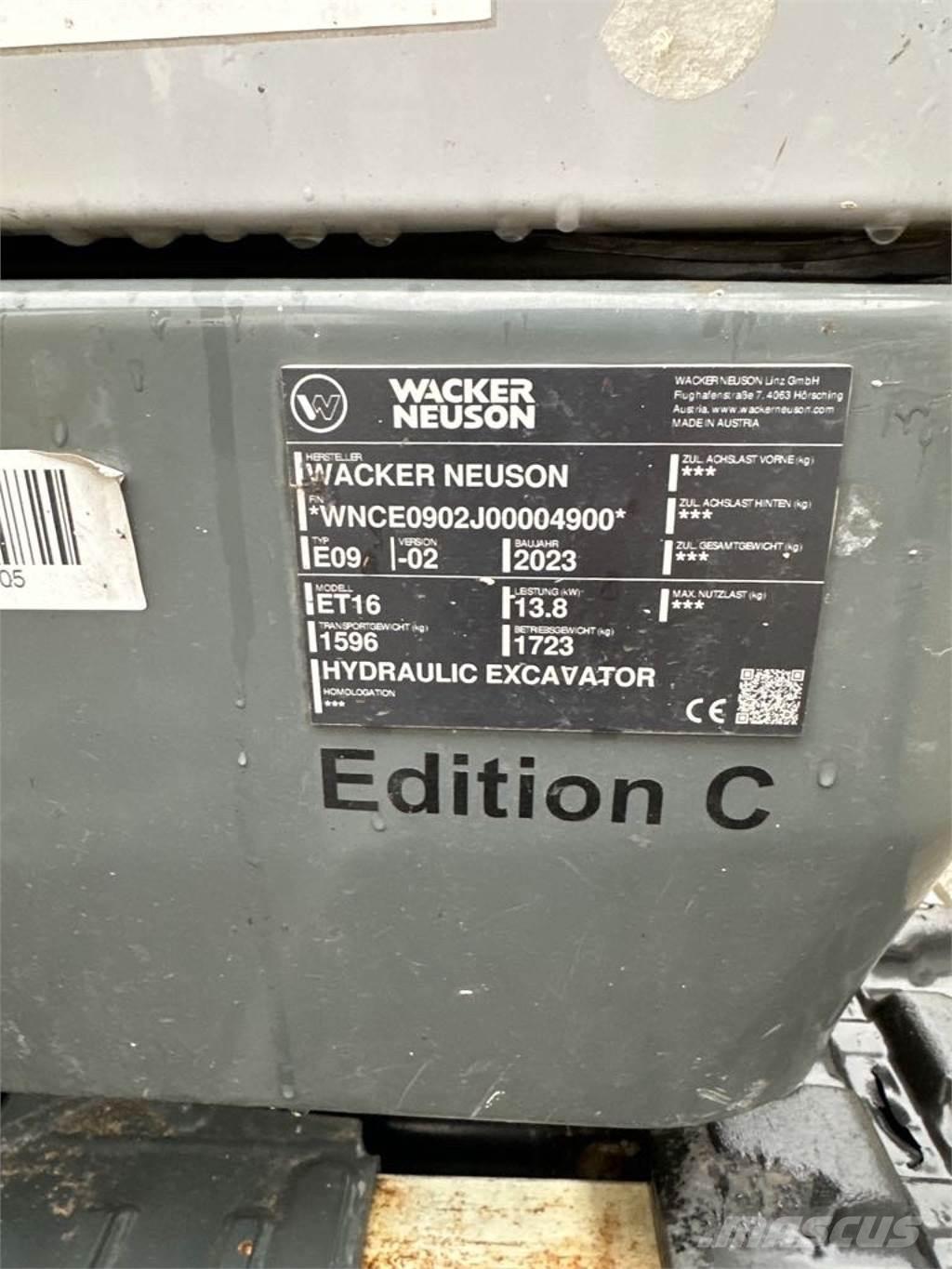 Wacker Neuson ET16 Beltegraver