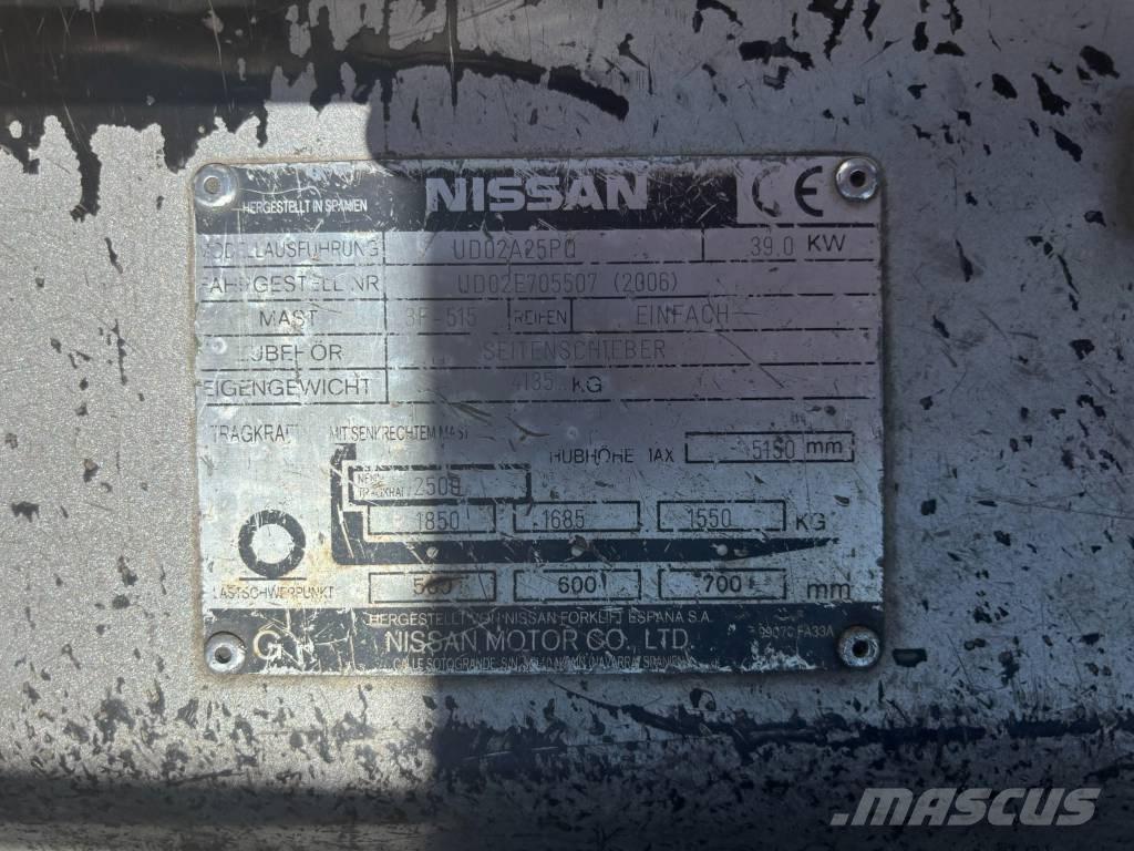 Nissan UD02A25PQ Propan trucker