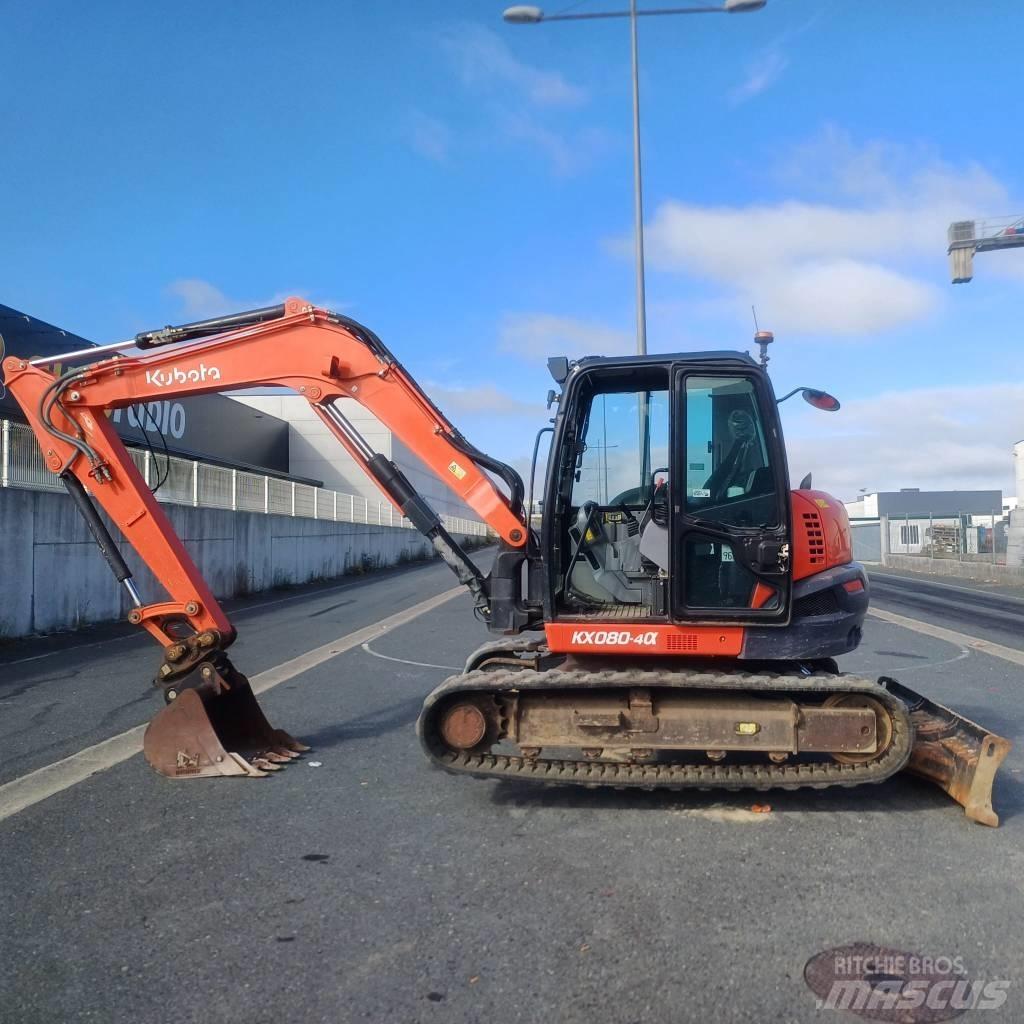 Kubota KX 080-4A Midigravere 7 - 12t