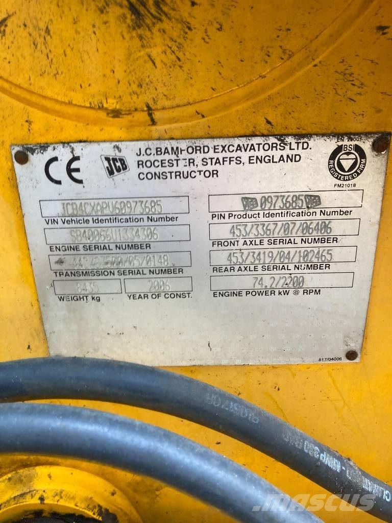 JCB 4 CX Traktorgravere
