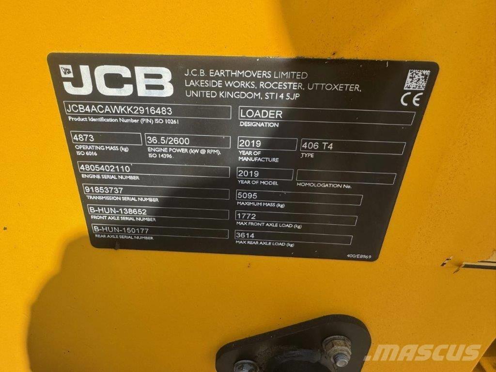 JCB 406 T4 Hjullastere