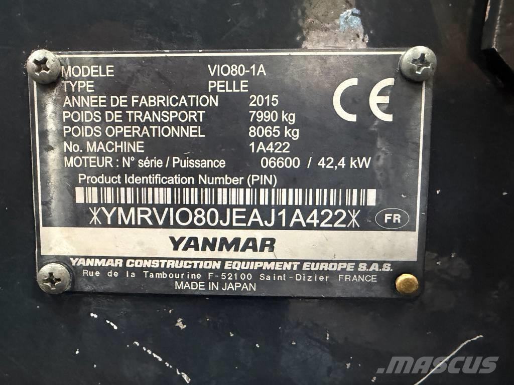 Yanmar Vio 80-1A Midigravere 7 - 12t