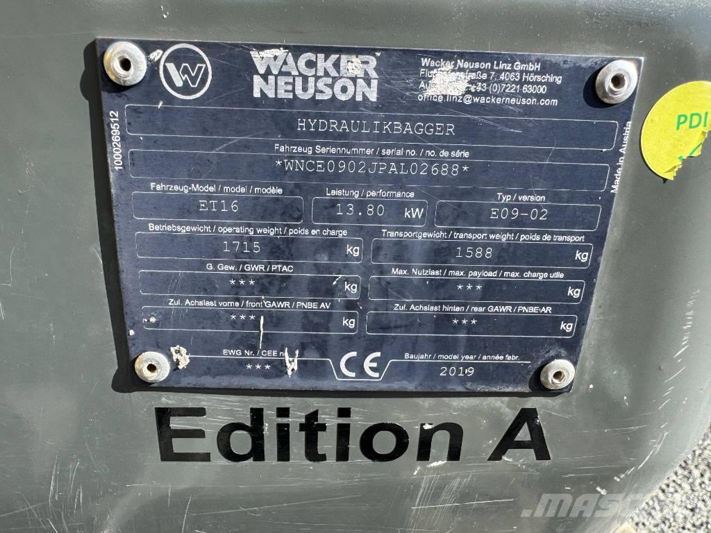 Wacker Neuson ET16 Beltegraver