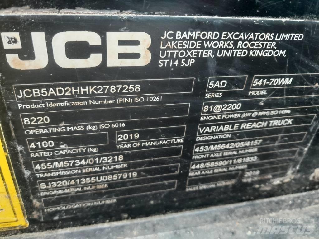 JCB 541-70 Teleskoplastere for Landbruk