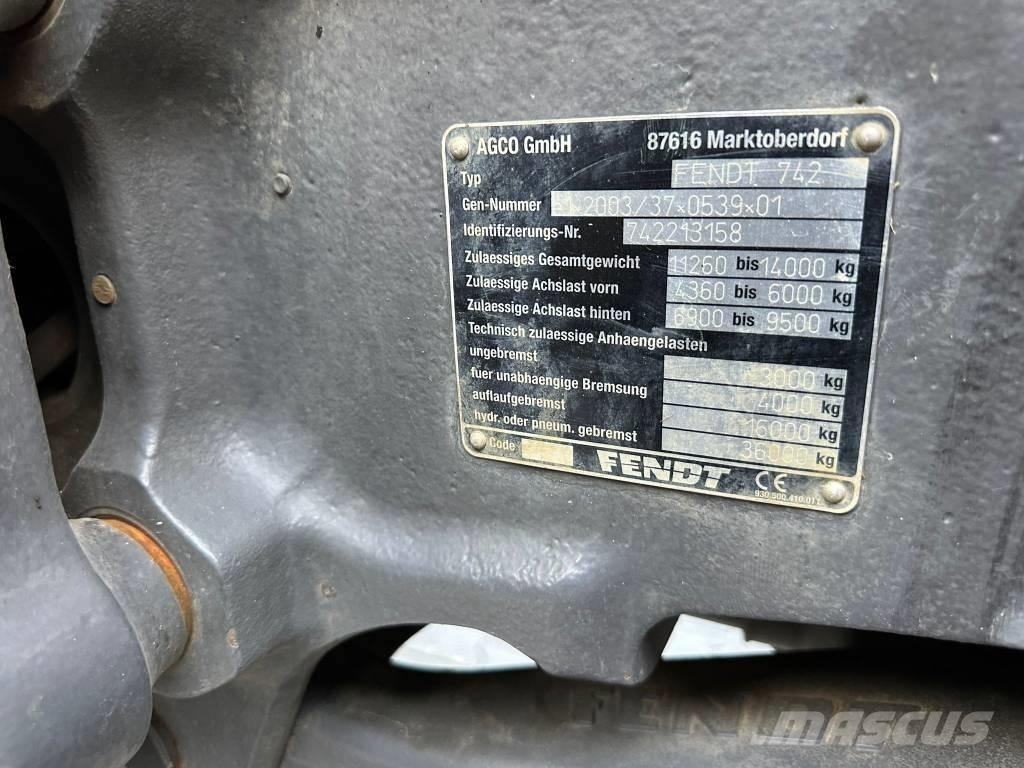 Fendt 722 Profi Plus Traktorer