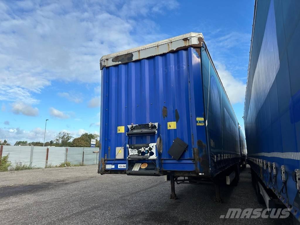 Krone SD serie 8354 Kapell trailer/semi