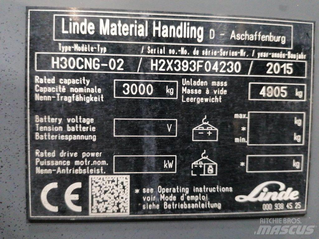 Linde H30CNG-02 Propan trucker