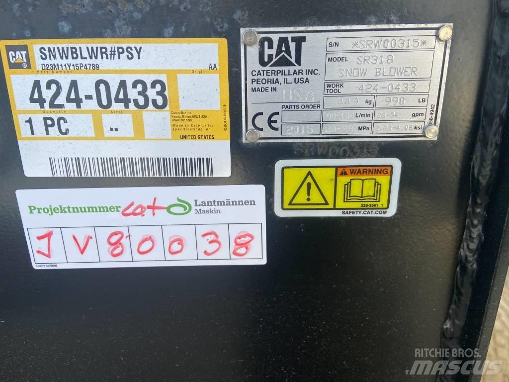 CAT SR318 SNÖ SLUNGA Landbruk - Annet