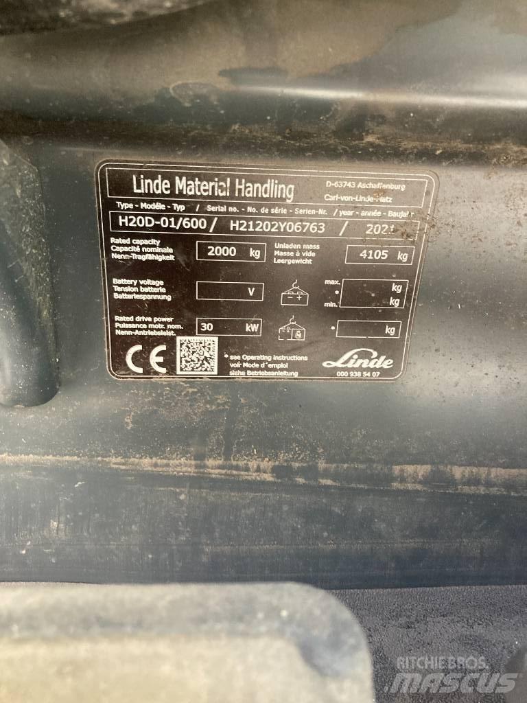 Linde H20/600D/1202 Diesel Trucker