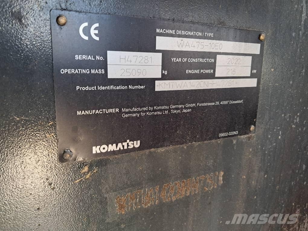 Komatsu WA475-10E0 Hjullastere