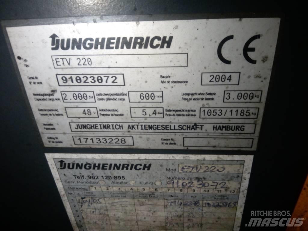 Jungheinrich ETV 220 Skyvemasttruck