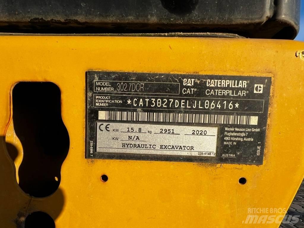 CAT 302.7 DCR Minigravere <7t