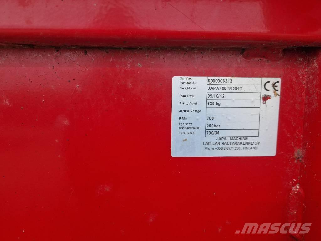 Japa 700 Vedkløvere, kappemaskiner og flismaskiner