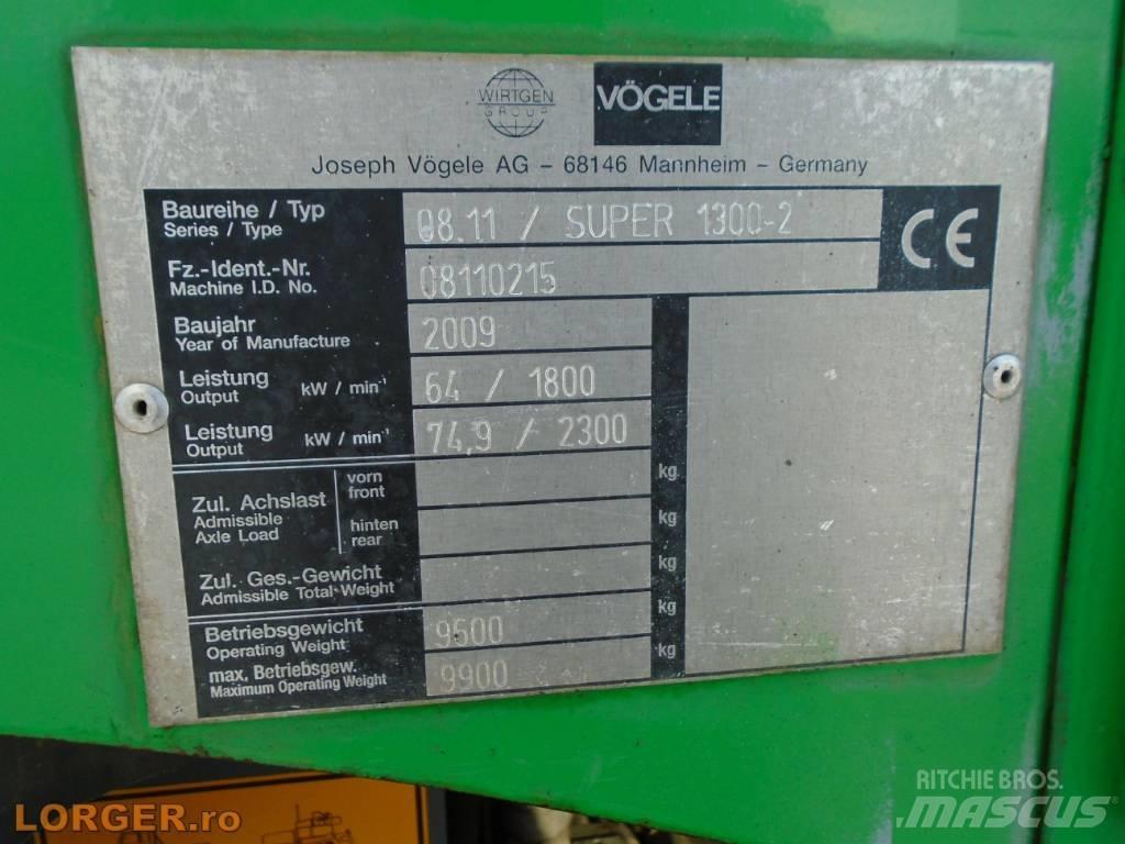 Vögele Super 1300-2 Asfaltutleggere