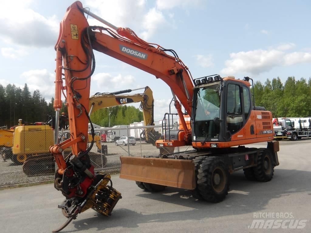 Doosan DX 160 W Hjulgravere