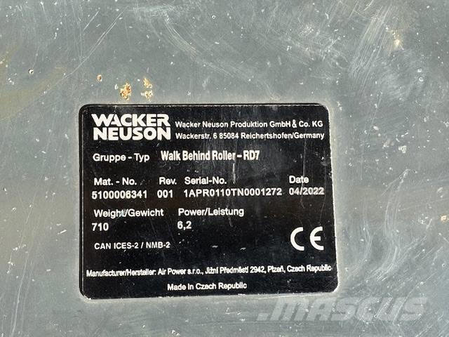Wacker Neuson RD 7 Tandem Valser