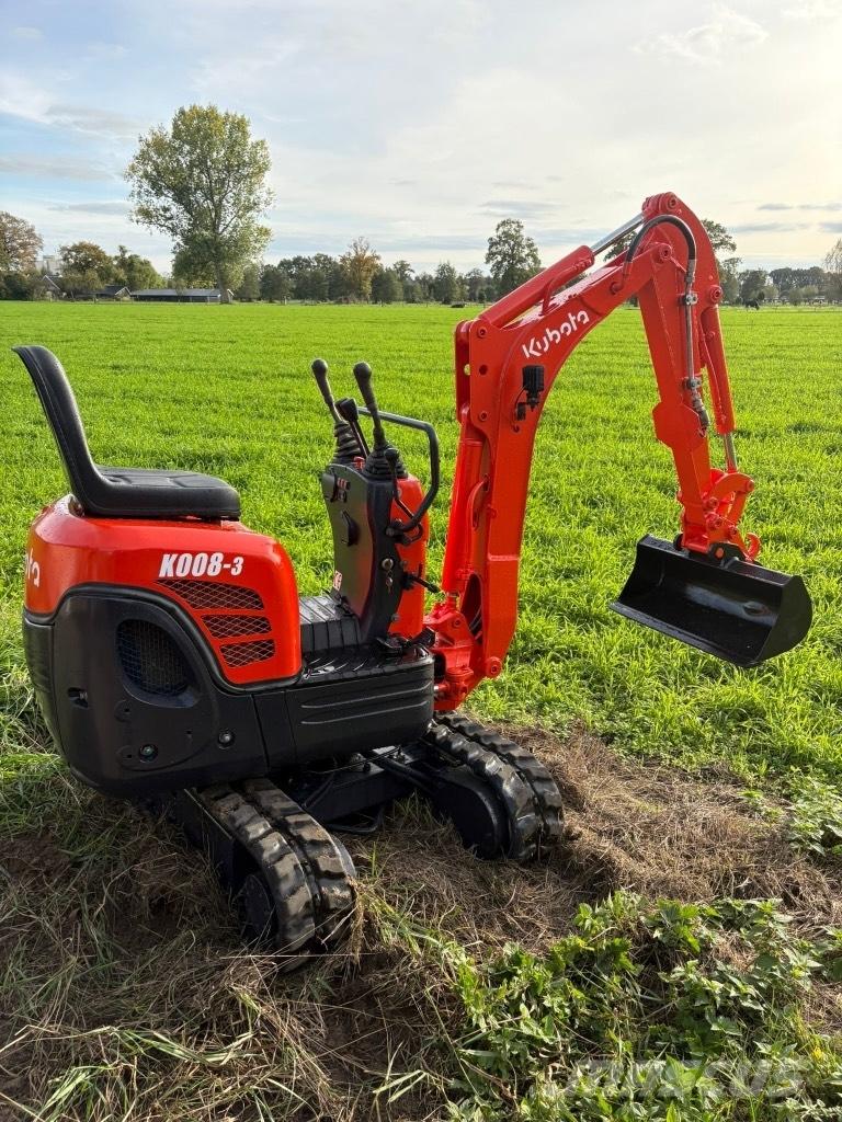 Kubota K 008-3 Minigravere <7t