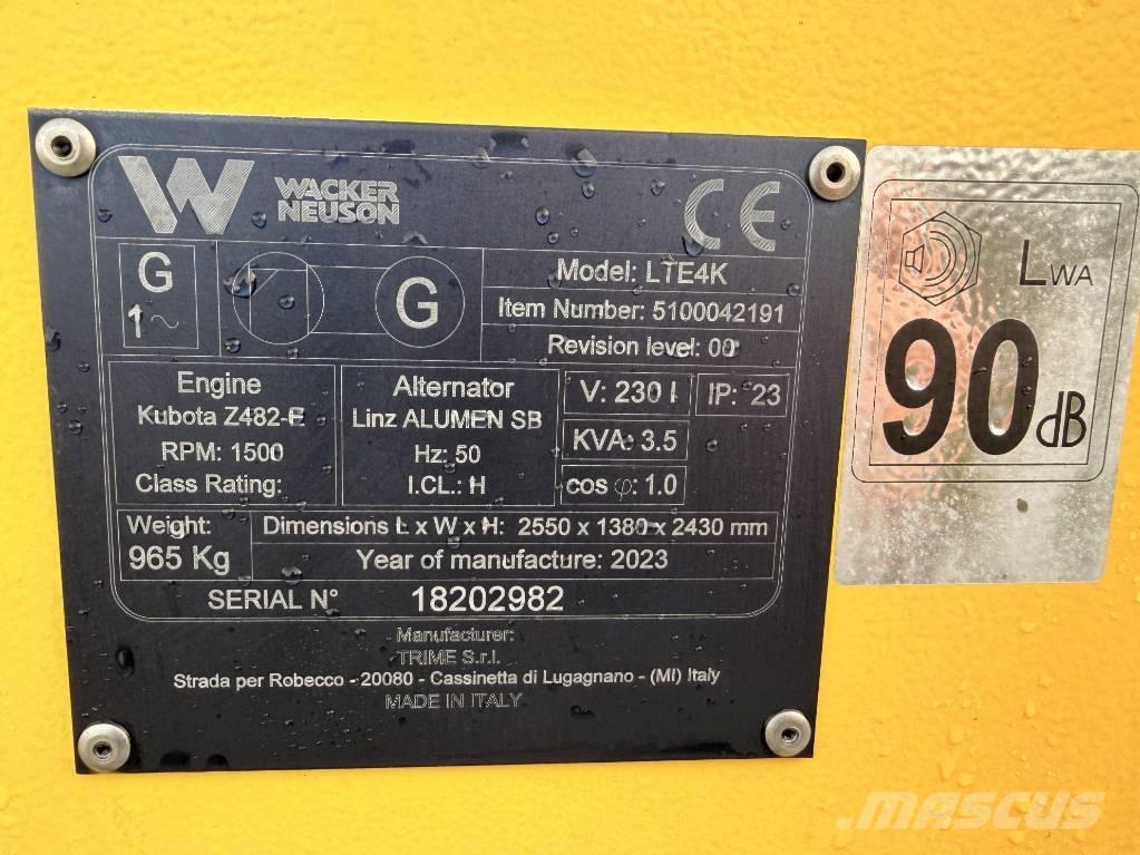 Wacker Neuson LTE4 K Lystårn