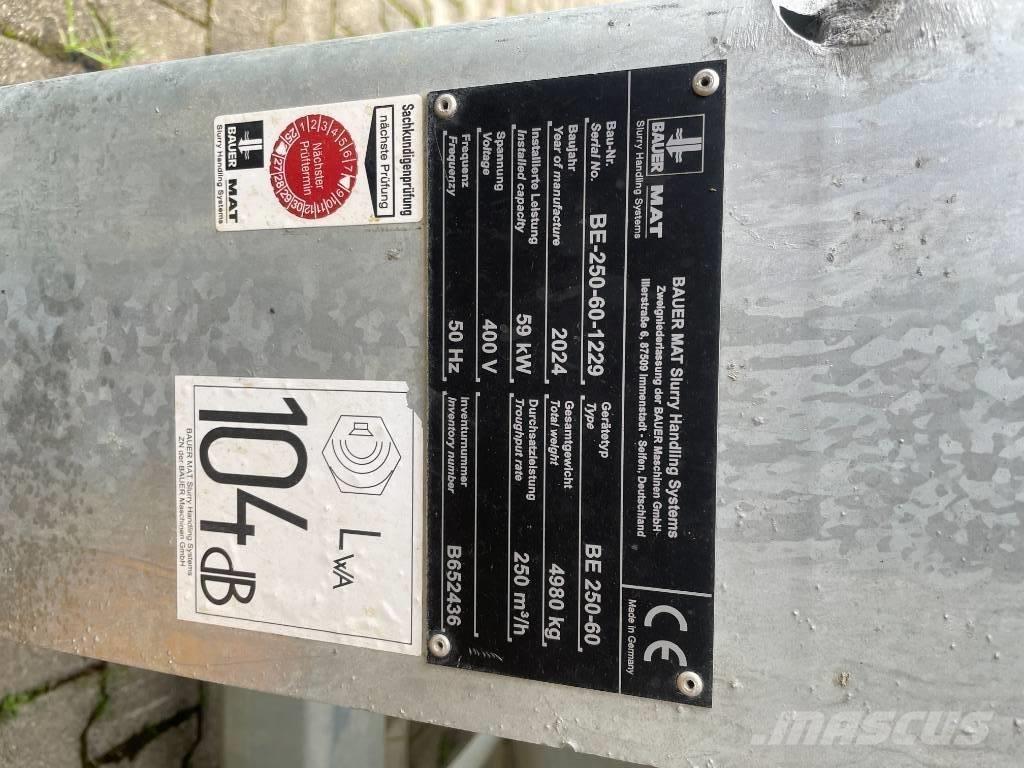 Bauer MAT BE 250-60 Anlegg - Annet