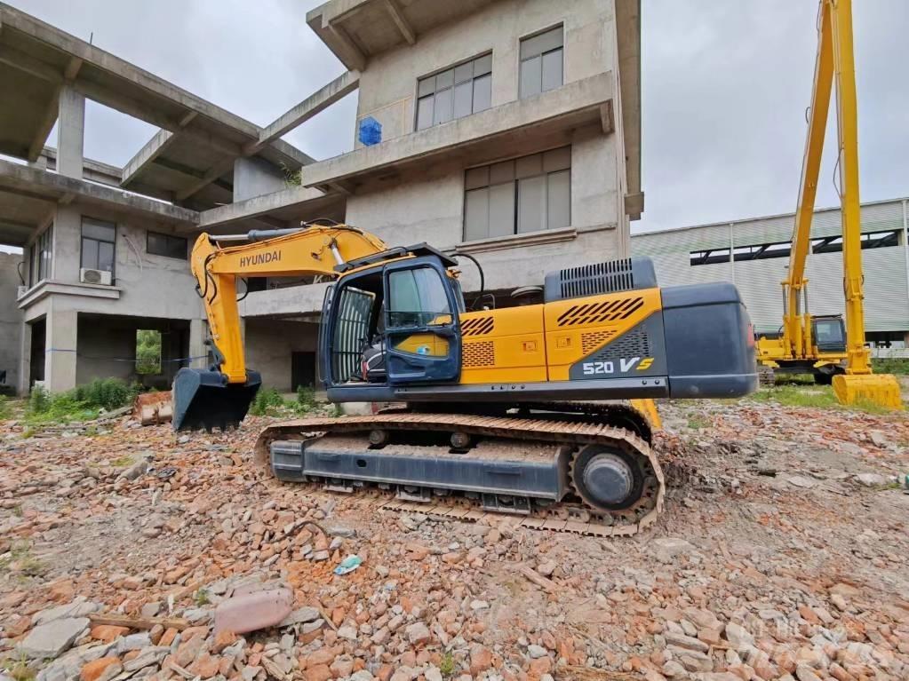 Hyundai Robex 520 VS Beltegraver