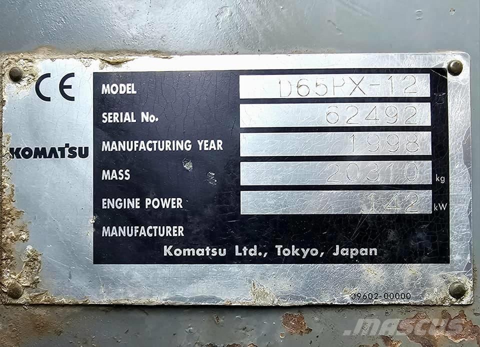 Komatsu D 65 PX-12 Dozere Beltegående