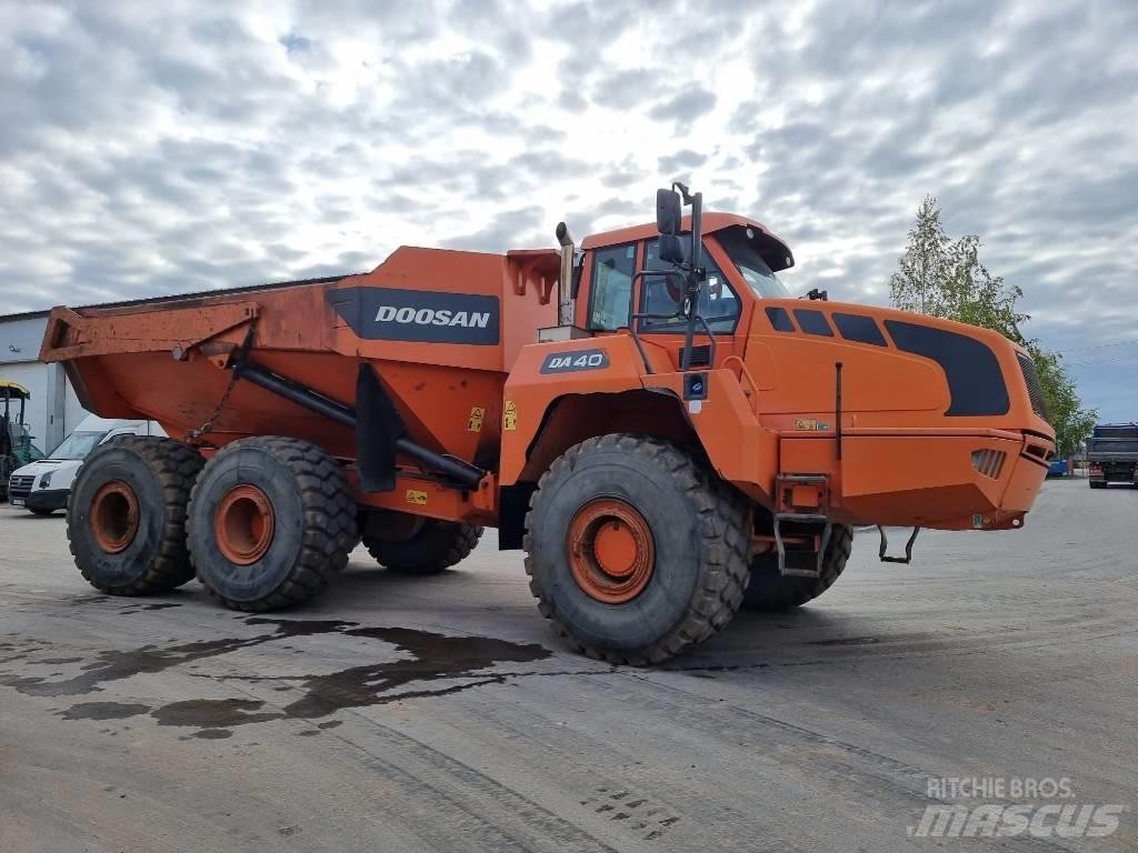Doosan DA 40 6x6 Rammestyrte Dumpere